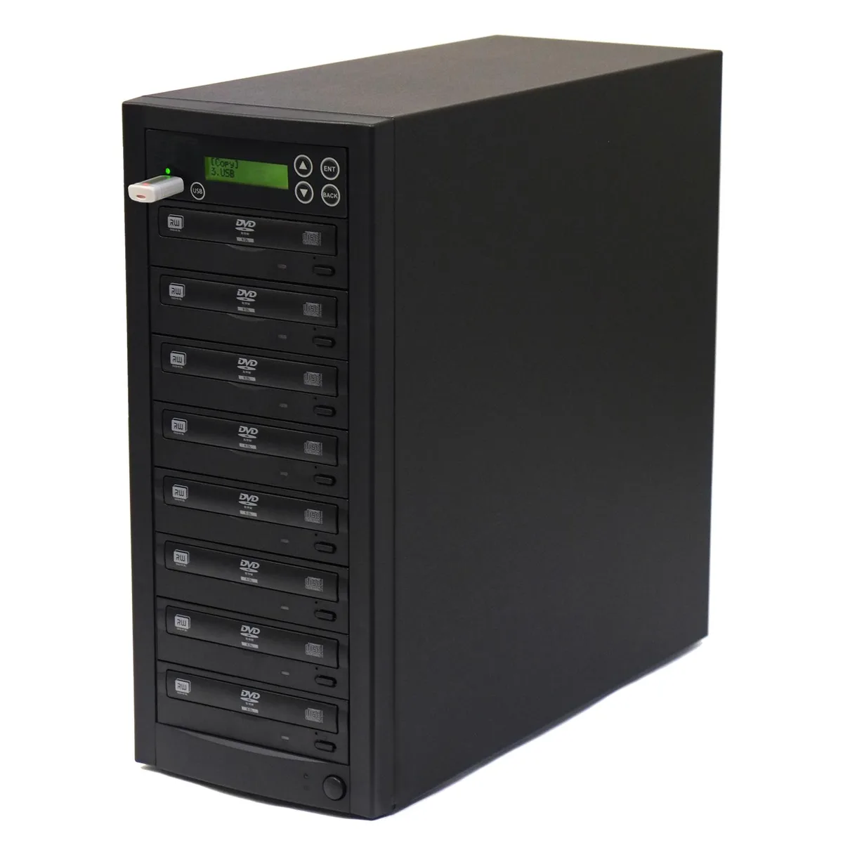 EZ Dupe, Inc. EZ Dupe Media Maven 1-to-7 DVD Duplicator D907-SSP — product photo