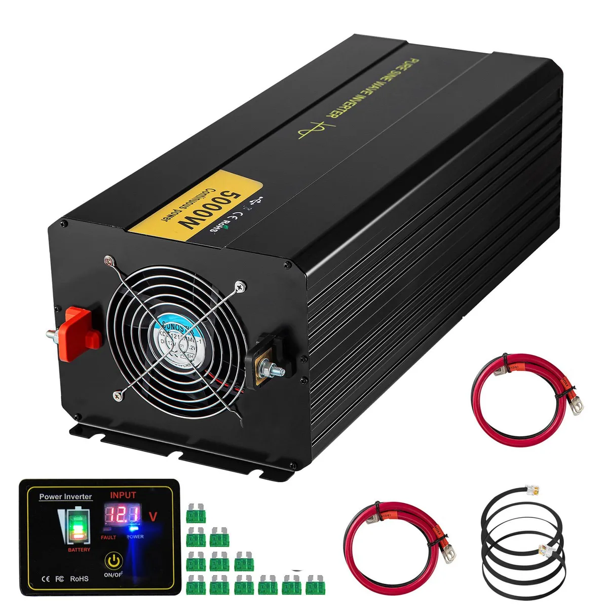 VEVOR VEVOR GYS-5000W 5000W 12V Pure Sine Wave Power Inverter — product photo