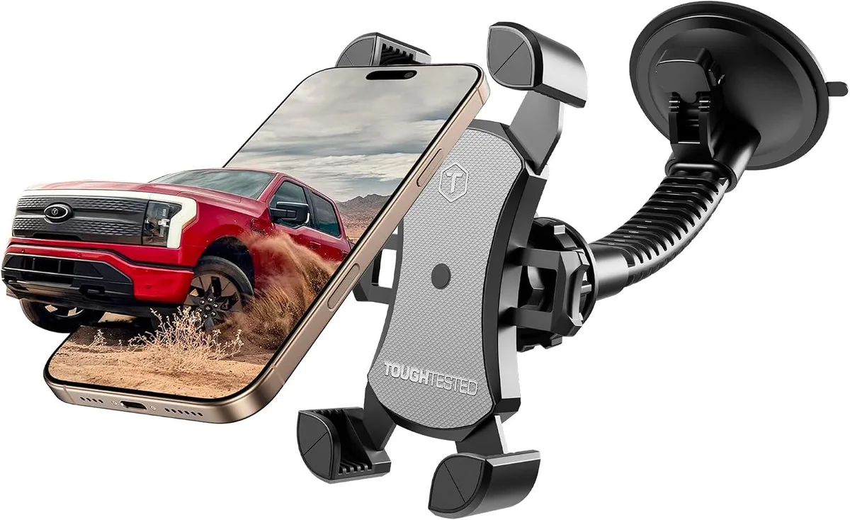 Keyence Keyence Mammoth Truck Windshield Phone Mount 4.25 Suction 360 Rotation 6.8 Claw — product photo