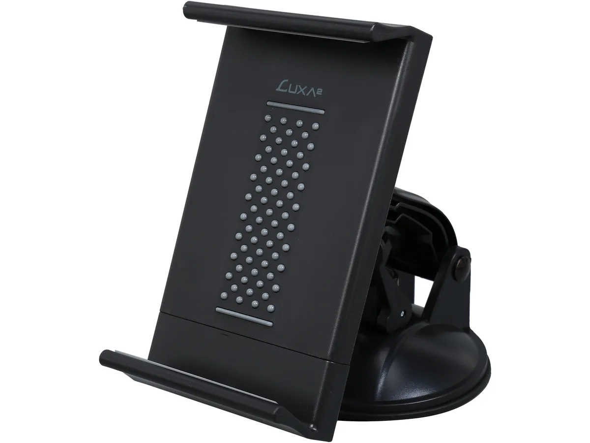 LUXA2 LUXA2 HO-TBL-PCTCBK-00 universal car desk mount accessory 6-10 inch 360° rotation 180° neck — product photo