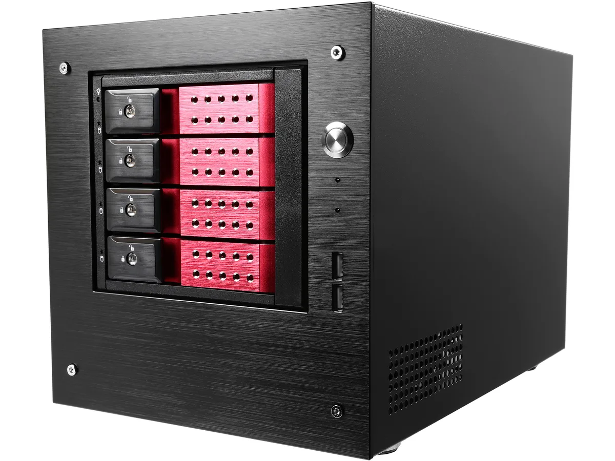 iStarUSA Inc. iStarUSA Inc. S-35-DE4RD server chassis 4 x 3.5" hot-swap trayless bays — product photo