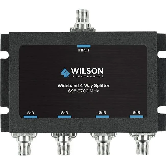 Wilson Electronics, Inc. Wilson Electronics, Inc. 850036 4-Way Video Splitter 75 Ohm 698-700 MHz 2.70 GHz — product photo