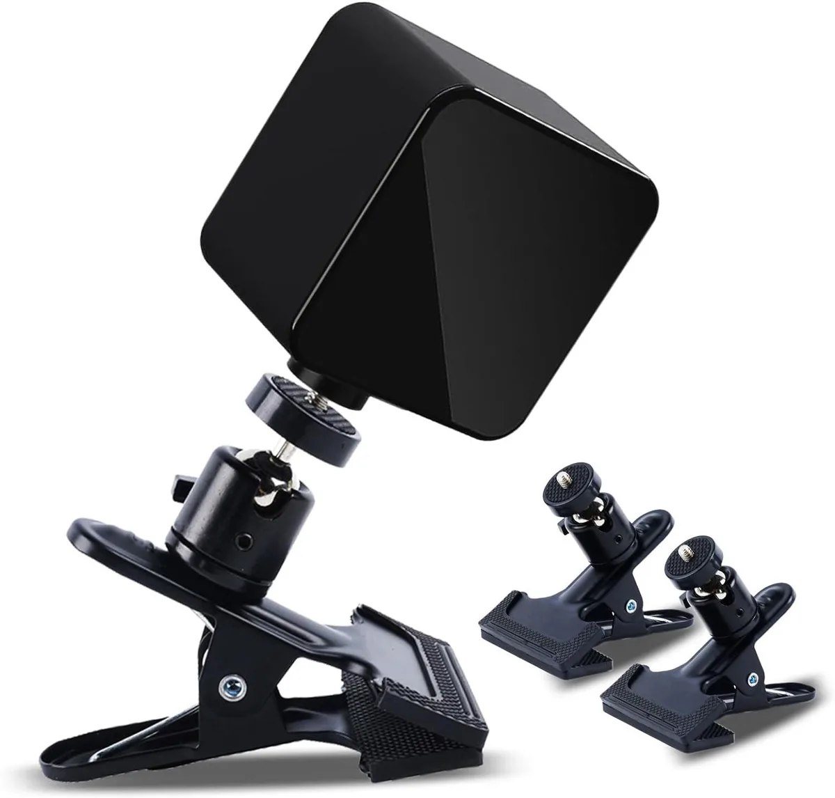 BFKK BFKK VR Accessory Mini Bracket Clip-Black 1/4 Screw 360° Rotation 6.6 lb Capacity — product photo