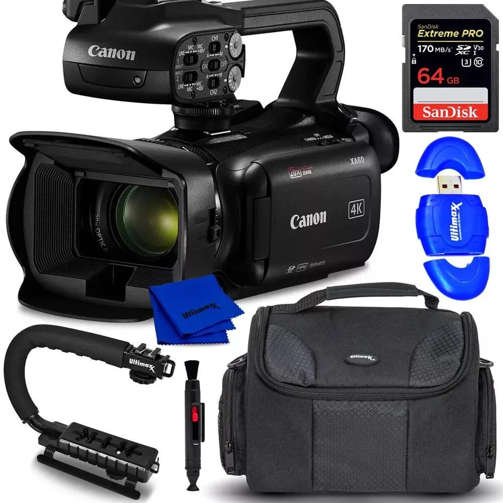 Canon International Canon International XA60 Professional Camcorder PAL 5733C002 Essential Video Bundle 128GB — product photo