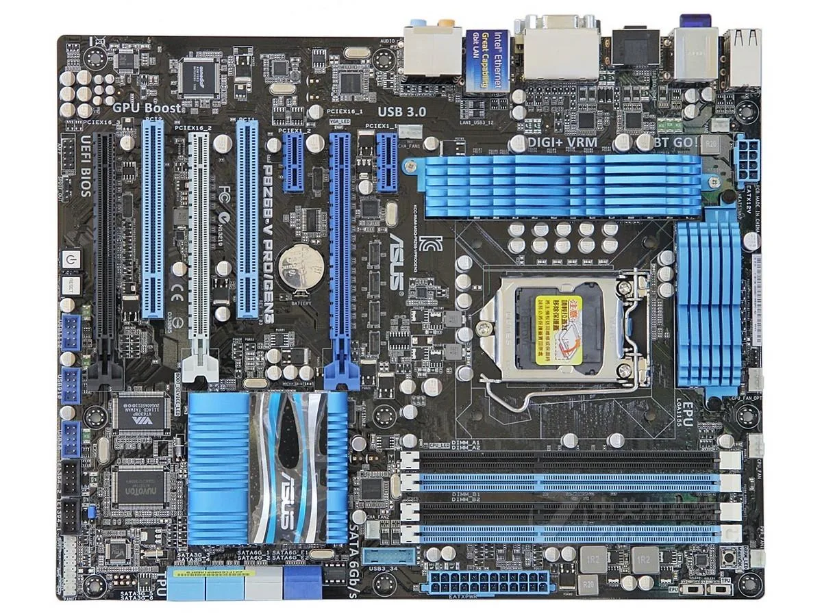 ASUS ASUS P8Z68-V Pro/GEN3 Intel Z68 DDR3 32GB ATX motherboard — product photo
