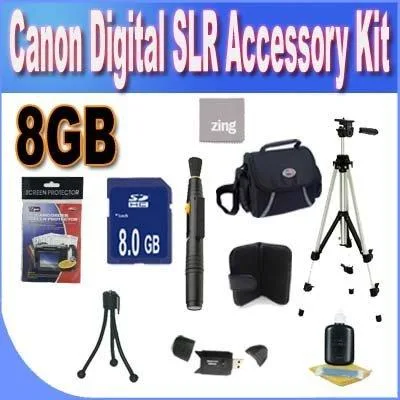 Canon Canon SLR Camera Kit 8GB SDHC Deluxe Accessory Saver — product photo