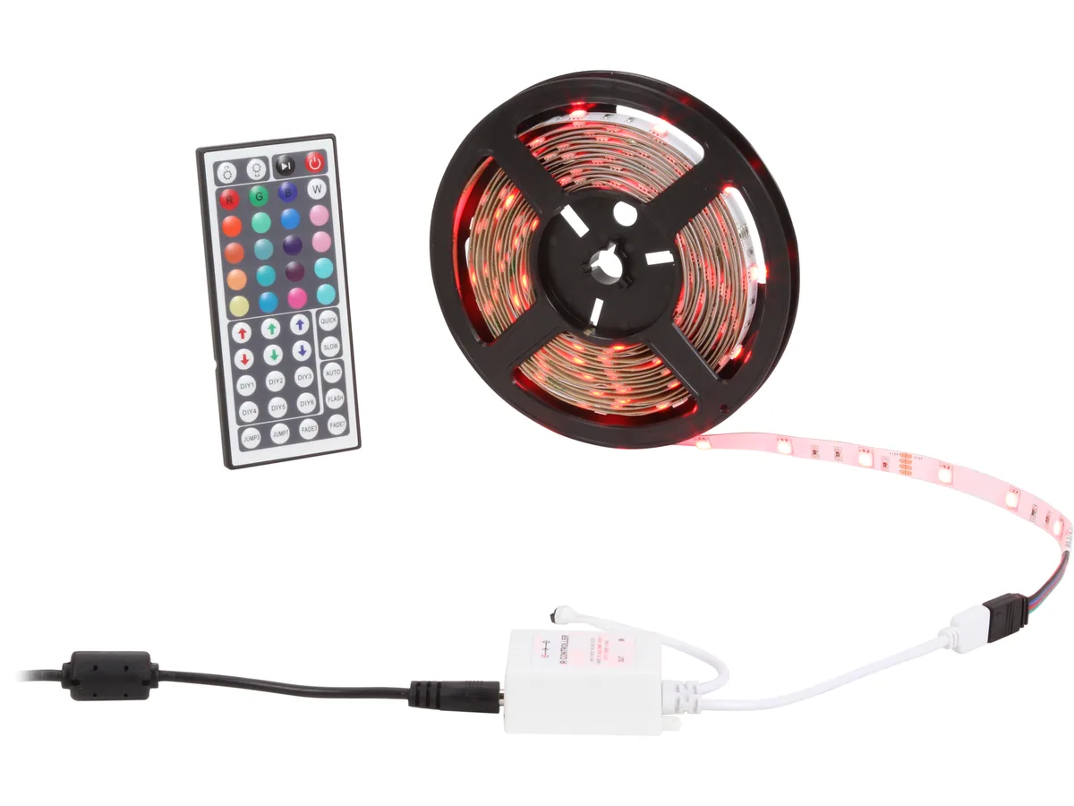 HitLights HitLights LS5050_RGB150NW44K 16.4 ft 150 LED strip light 44 key 60 W 149 lm/ft — product photo