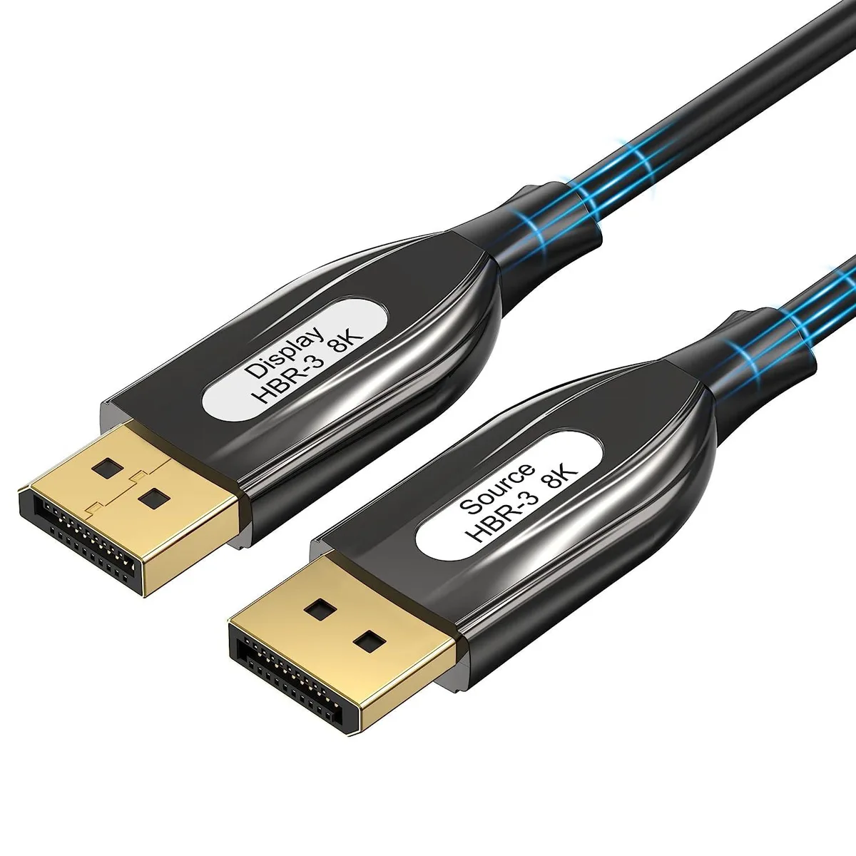 Jansicotek Jansicotek TJ-A013 8K fiber DisplayPort cable 1.4 32.4 Gbps 164 ft — product photo
