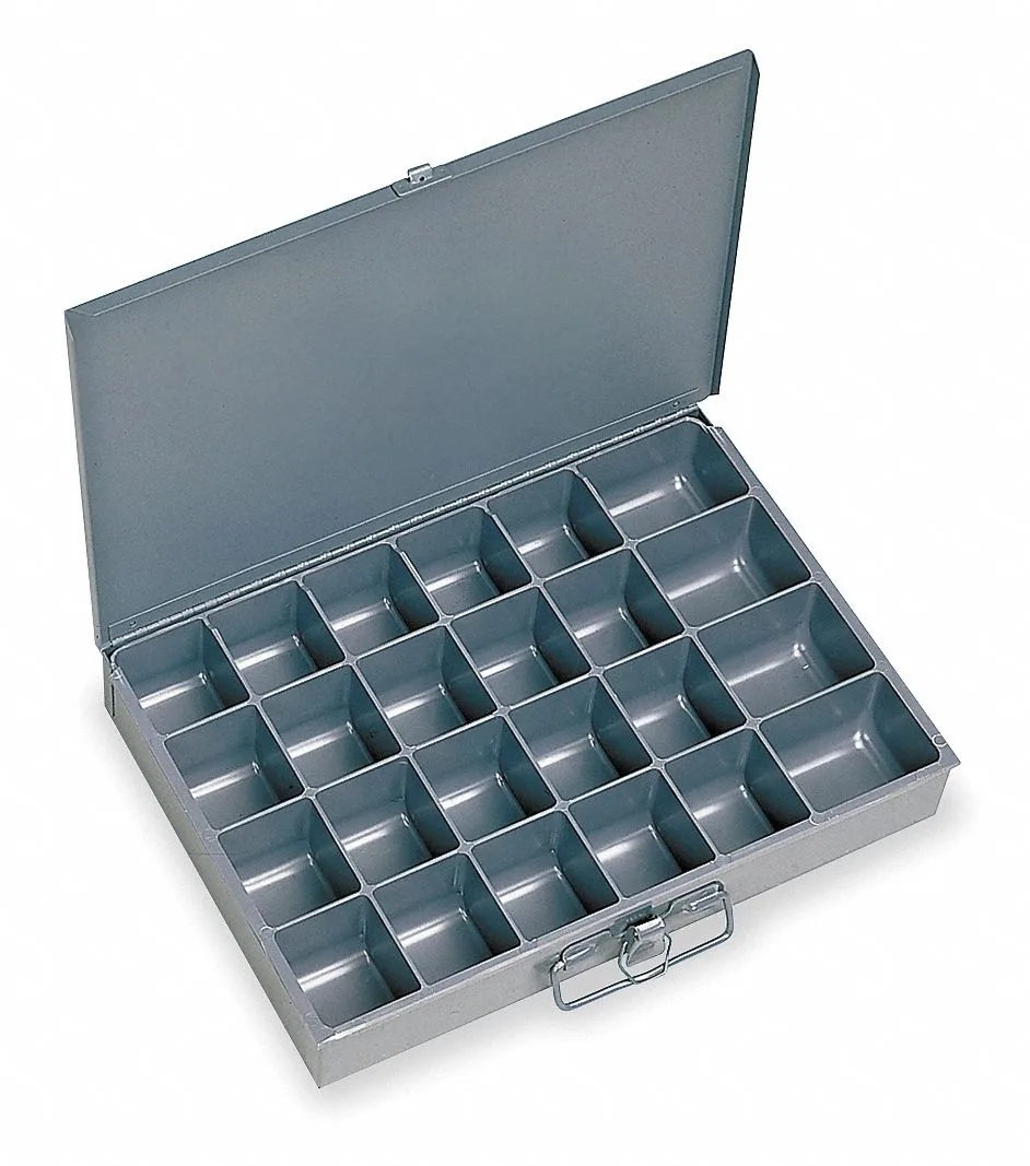 Durham Durham 202-95-D919 Steel Compartment Box Gray — product photo