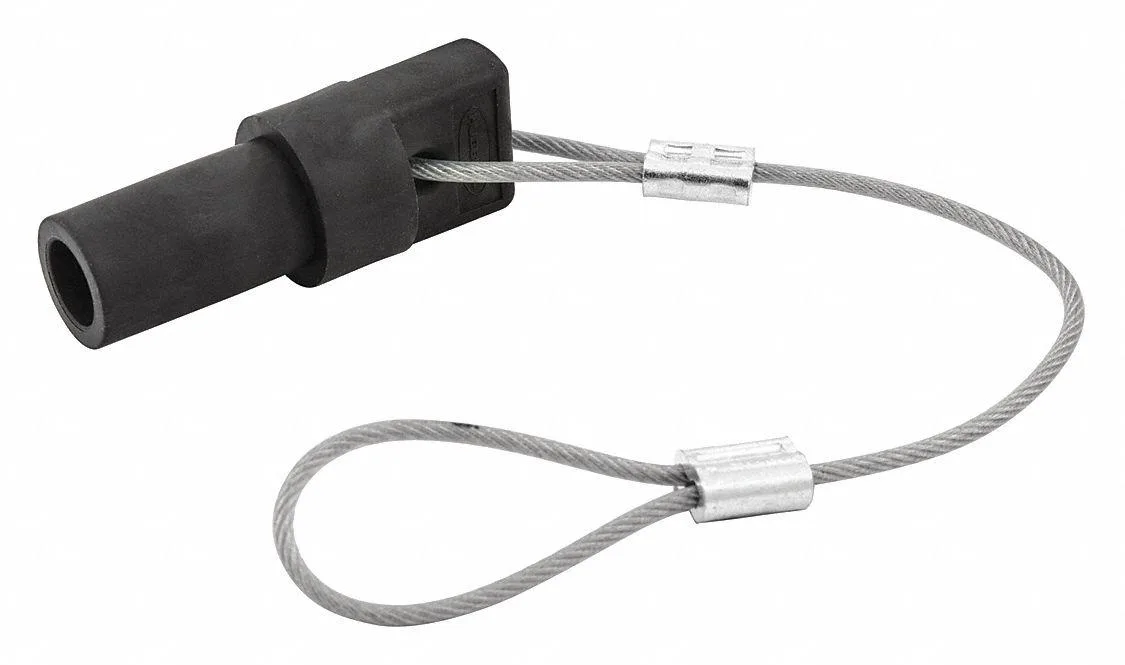 Hubbell Incorporated Hubbell Incorporated HBL15MCAPBK Single Pole Connector Protective Cap 150 Amp Black — product photo