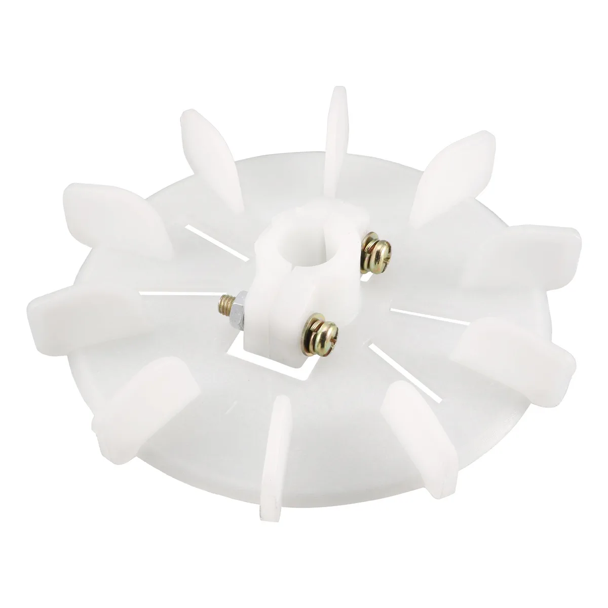 Unique-Bargains Unique-Bargains 129*14mm White Plastic 10 Impeller Motor Fan Vane — product photo