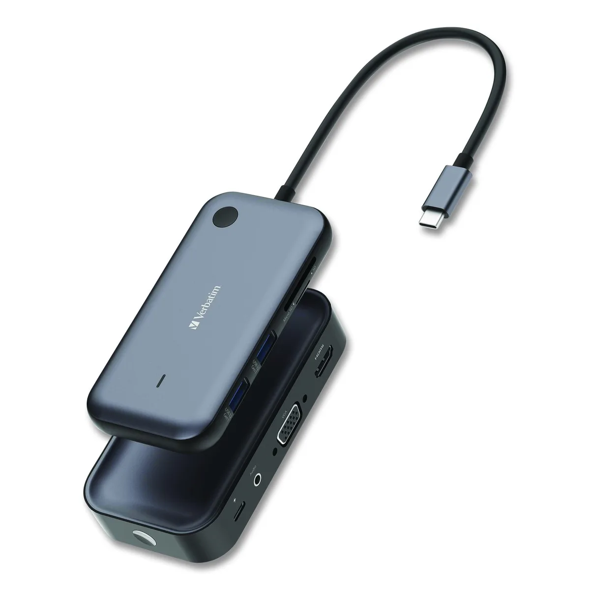 VERBATIM VERBATIM 32146 1080p USB-C Wireless Display Adapter with USB Hub — product photo