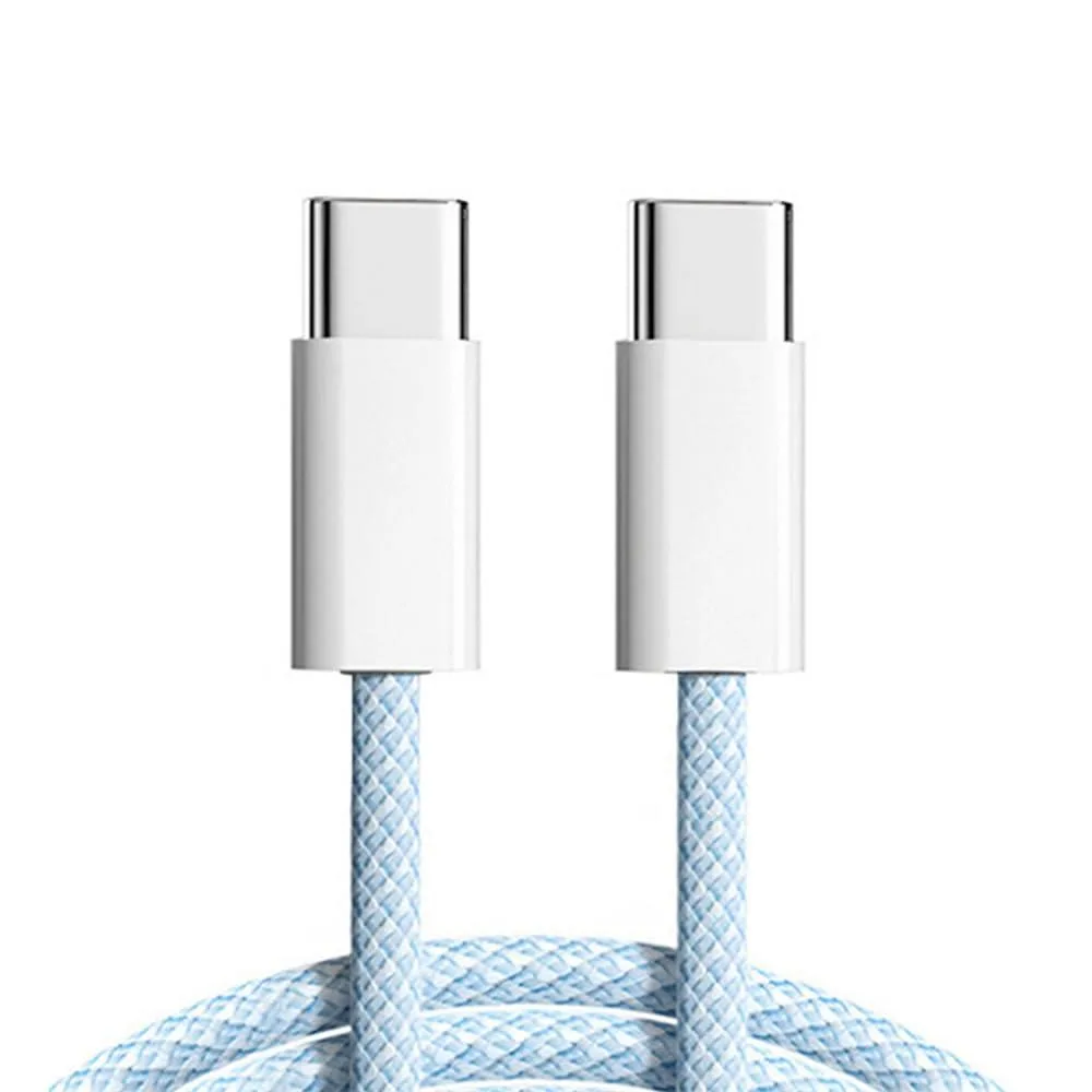 LORDWORLD LORDWORLD USB-C Cable 27W 65W 480Mbps 1m Blue Sleeve — product photo