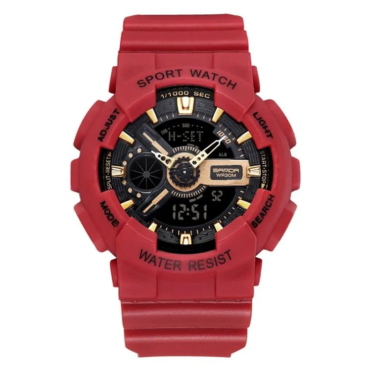 allentian allentian Sand Dark Red Women Watch AL35 50mm 15mm 30-50m waterproof — product photo