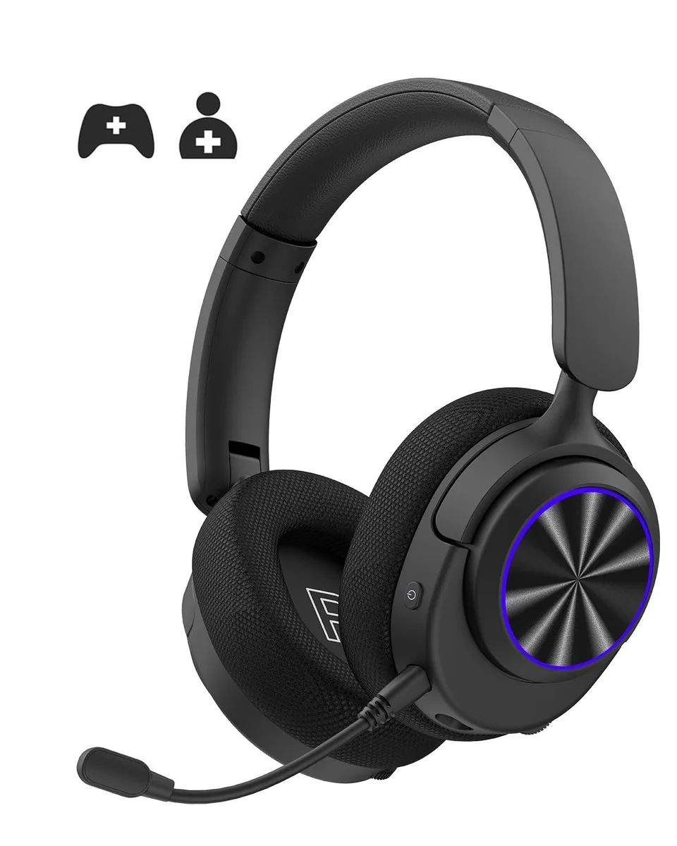  Ziga MZ820 Wireless Gaming Headset 2.4GHz Bluetooth 5.2 7.1 238g — product photo