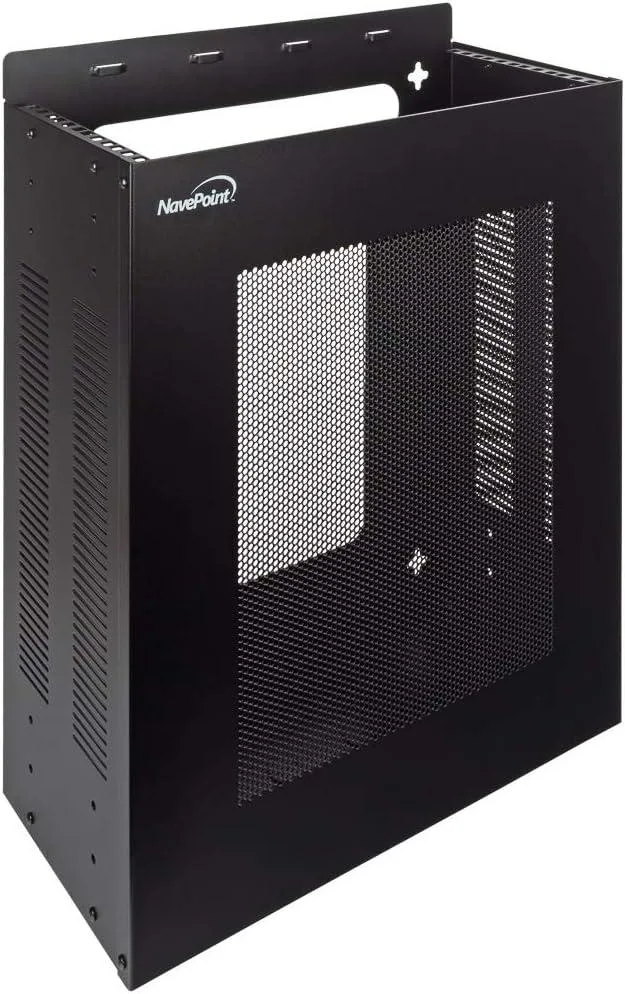 PISKEKAT PISKEKAT 4U Wall Mount Server Rack 19" 60 Lbs 16 Cage Nuts office equipment — product photo
