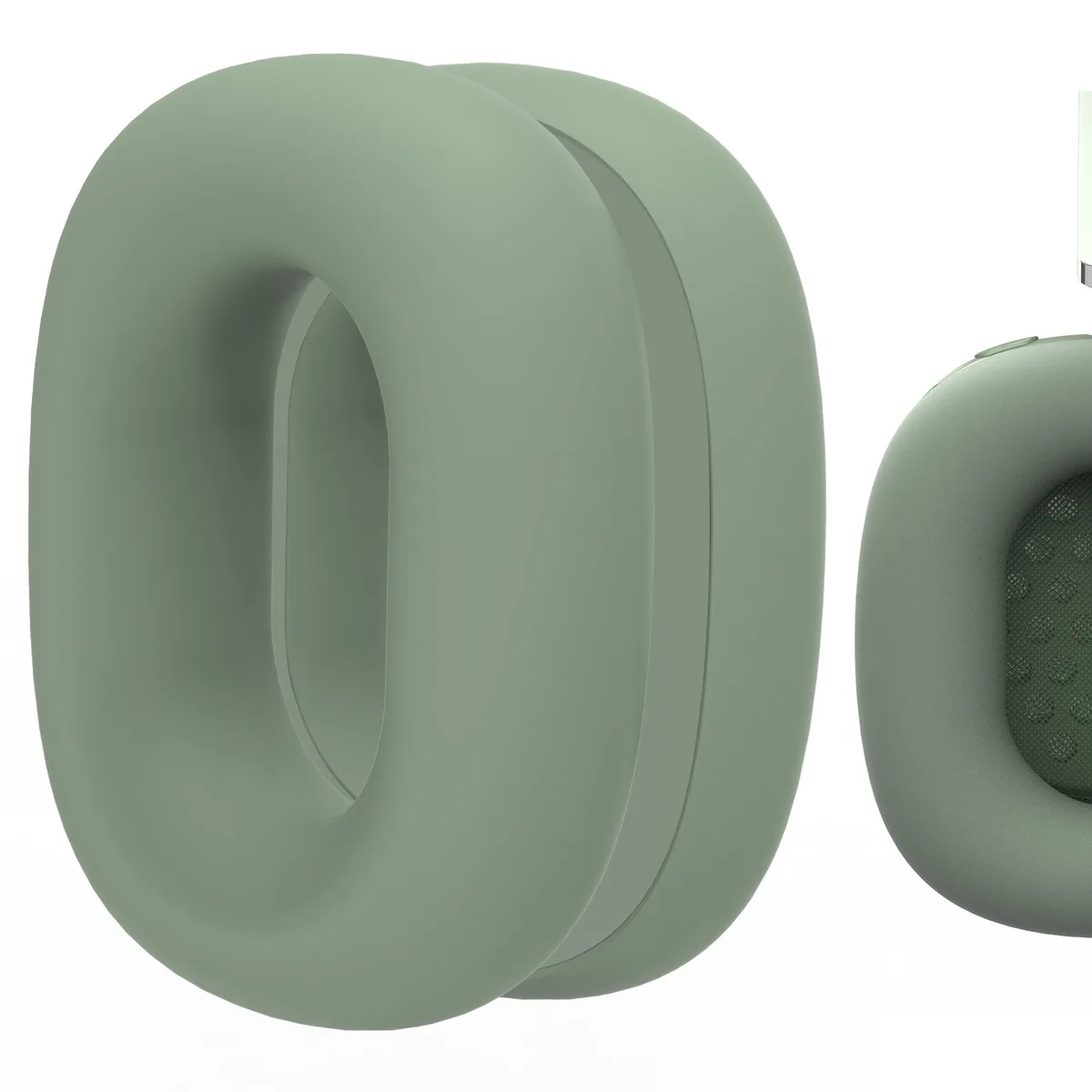 Geekria Geekria Silicone Earpad Covers for AirPods Max Green — product photo