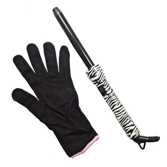 Proliss Proliss The Twister 19mm Tourmaline Ceramic Curling Wand White Zebra — product photo