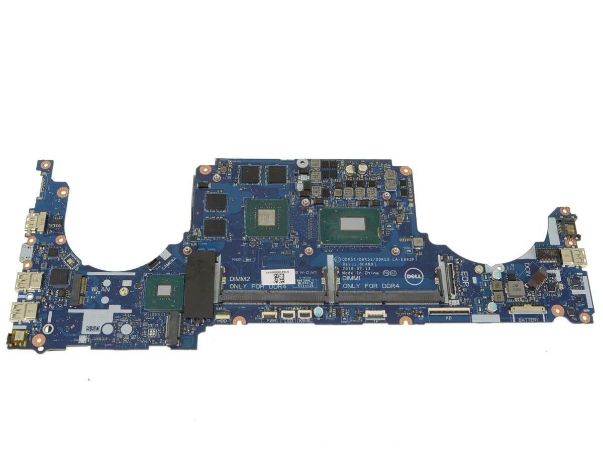 DELL DELL G5 5587 Intel Motherboard Core i7-8750H 2.2 GTX 1050 Ti V4NFF — product photo