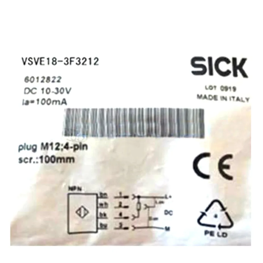 Sick Sick VS/VE18-3F3212 Through-beam photoelectric sensor PNP — product photo