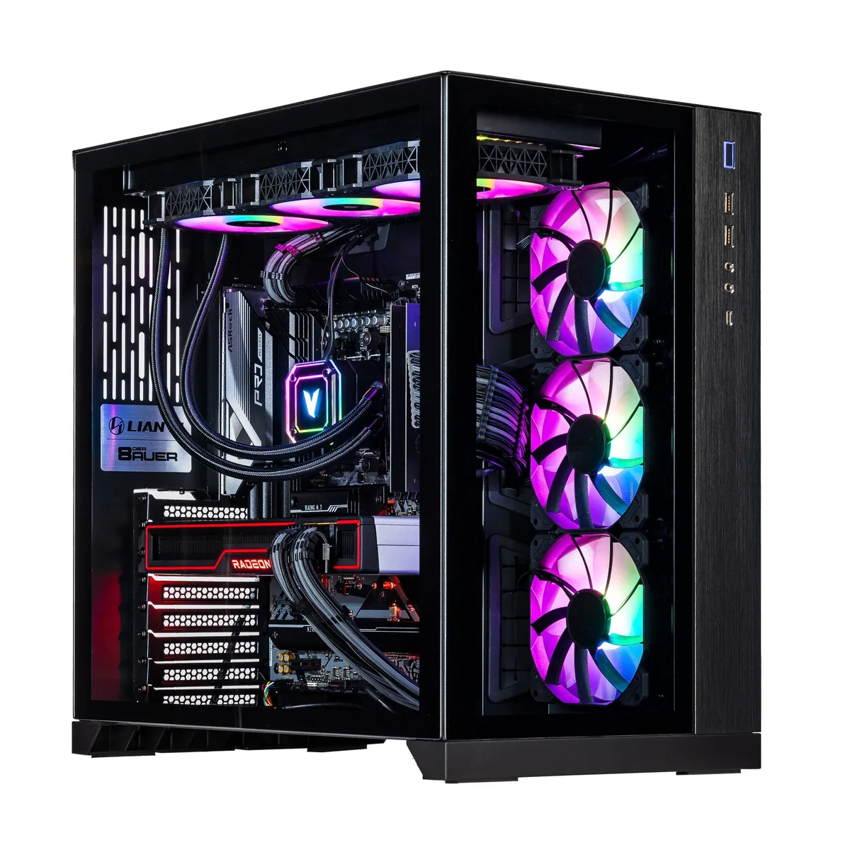 Velztorm Velztorm Septex VELZ0067 gaming PC Ryzen 7 7700X Radeon RX 6900 XT 16GB DDR5 2TB SSD 360mm AIO 1000W — product photo