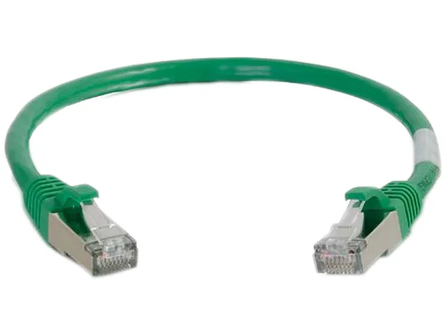 Cables To Go Cables To Go 00827 Cat6 Shielded Network Ethernet Cable 3 ft Green — product photo