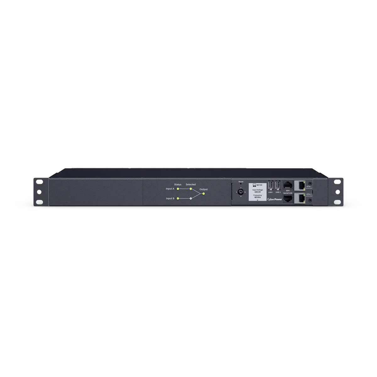 CyberPower CyberPower PDU44005G PDU 10 Outlets 20A 200-240V 10ft 2xC20 1U SNMP LCD — product photo