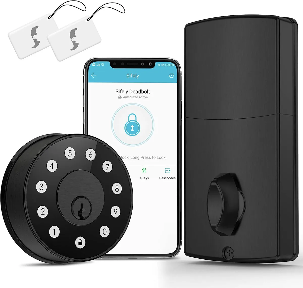 PCMART PCMART Smart Door Lock with Fob Support — product photo