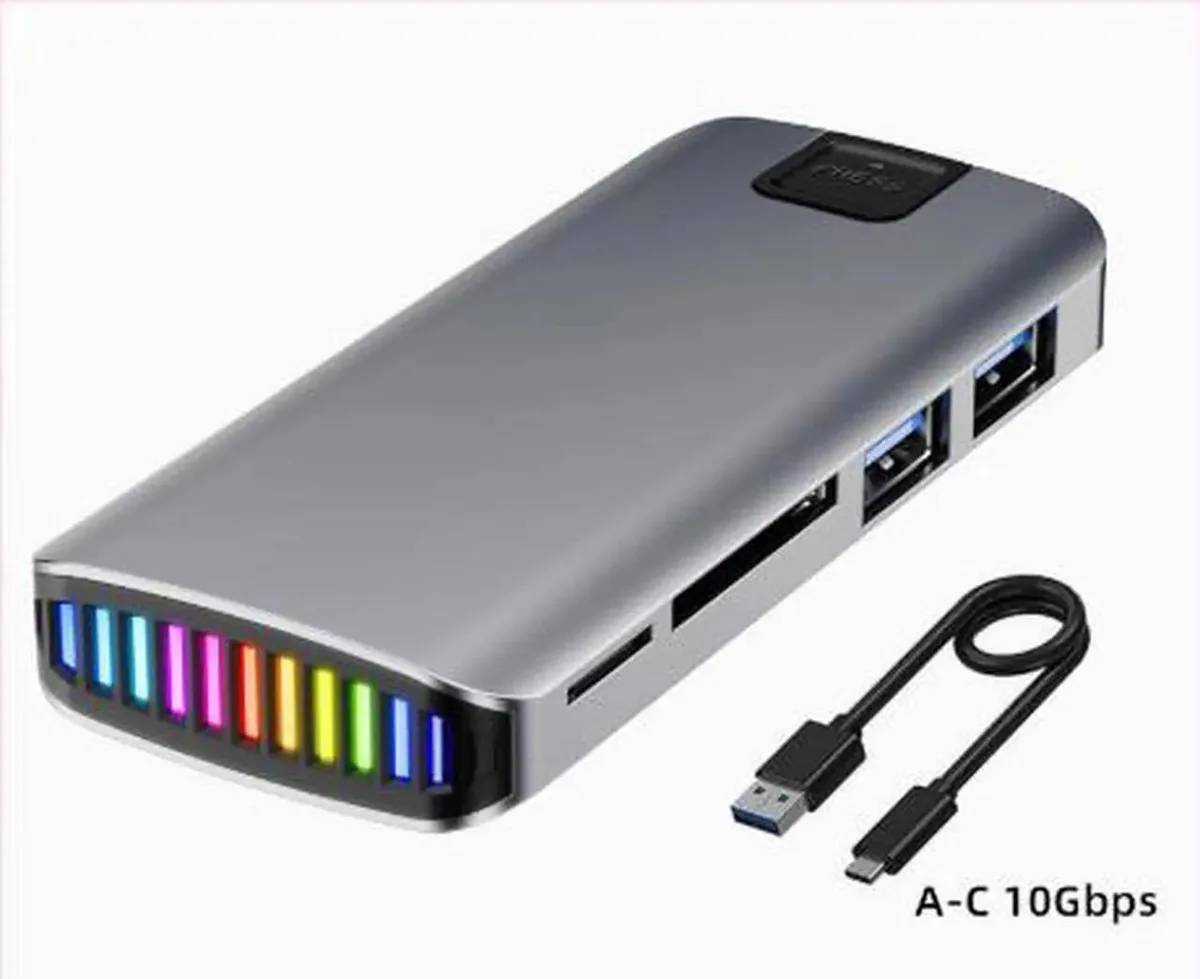SMUGDESK SMUGDESK M26 M.2 SSD Enclosure 4-in-1 USB Hub 10Gbps — product photo