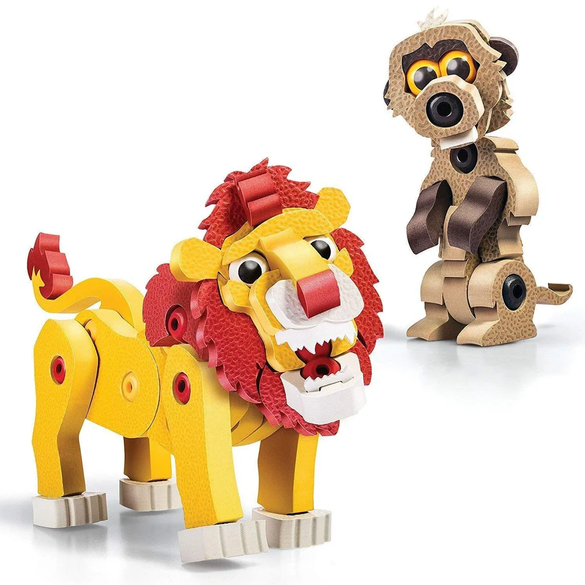 Bloco Toys Bloco Toys Lion & Meerkat Educational Building Set 100 Pieces — product photo