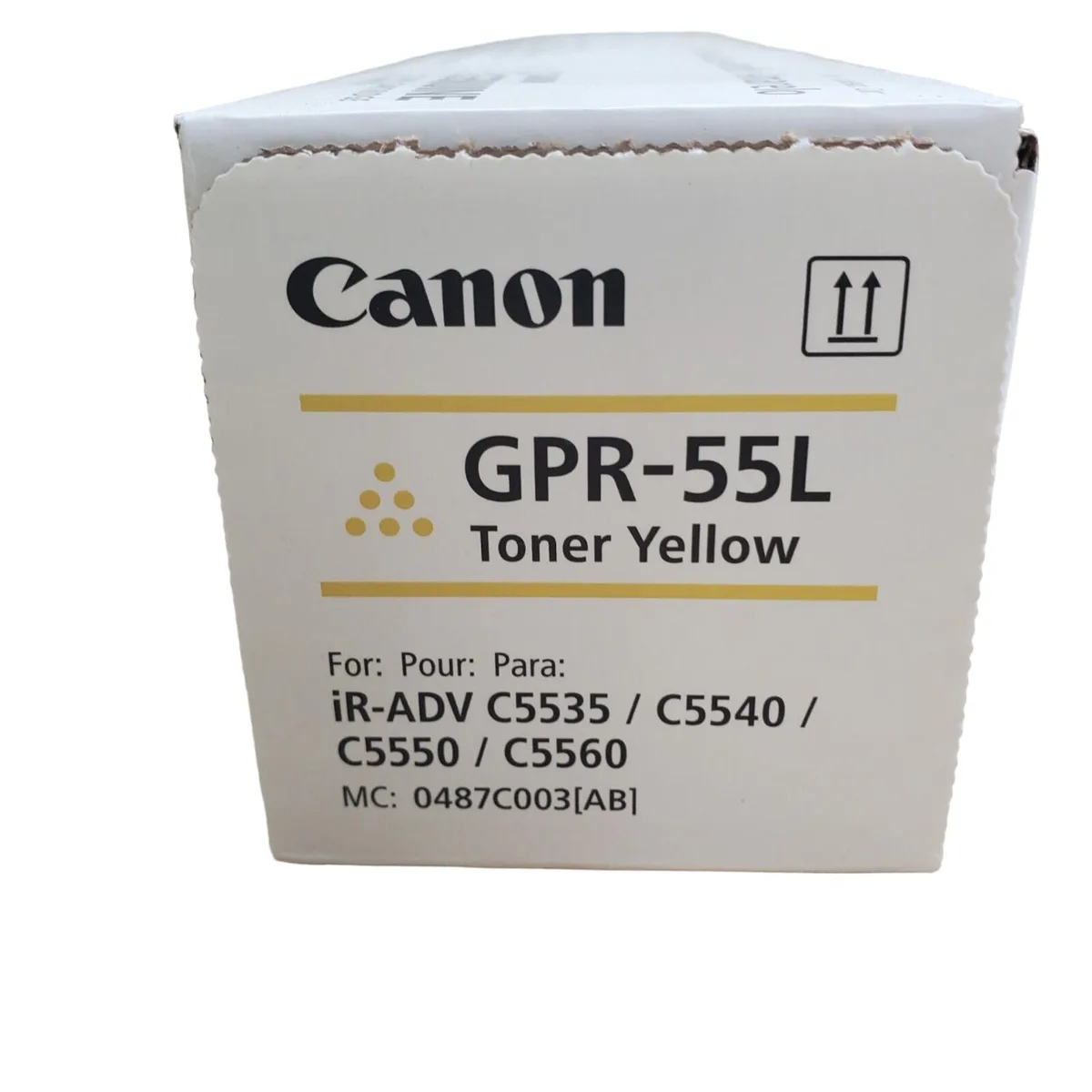 Canon Canon 0487C003 Yellow Toner Cartridge GPR-55L 26000 yield — product photo