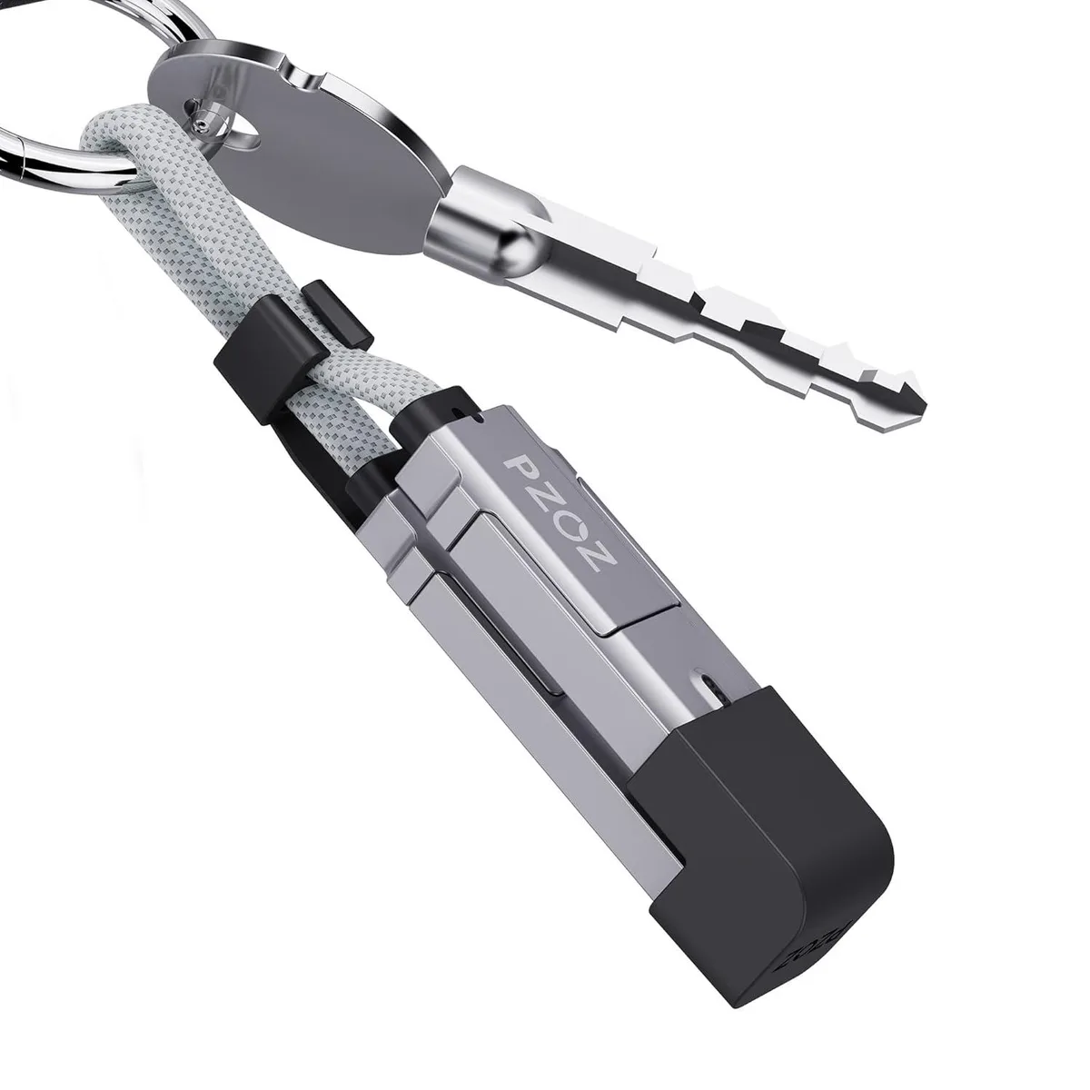 Chopmate Chopmate Portable Keychain Charger Short Cable LED Display 4-in-1 140W 7.3 inchs — product photo