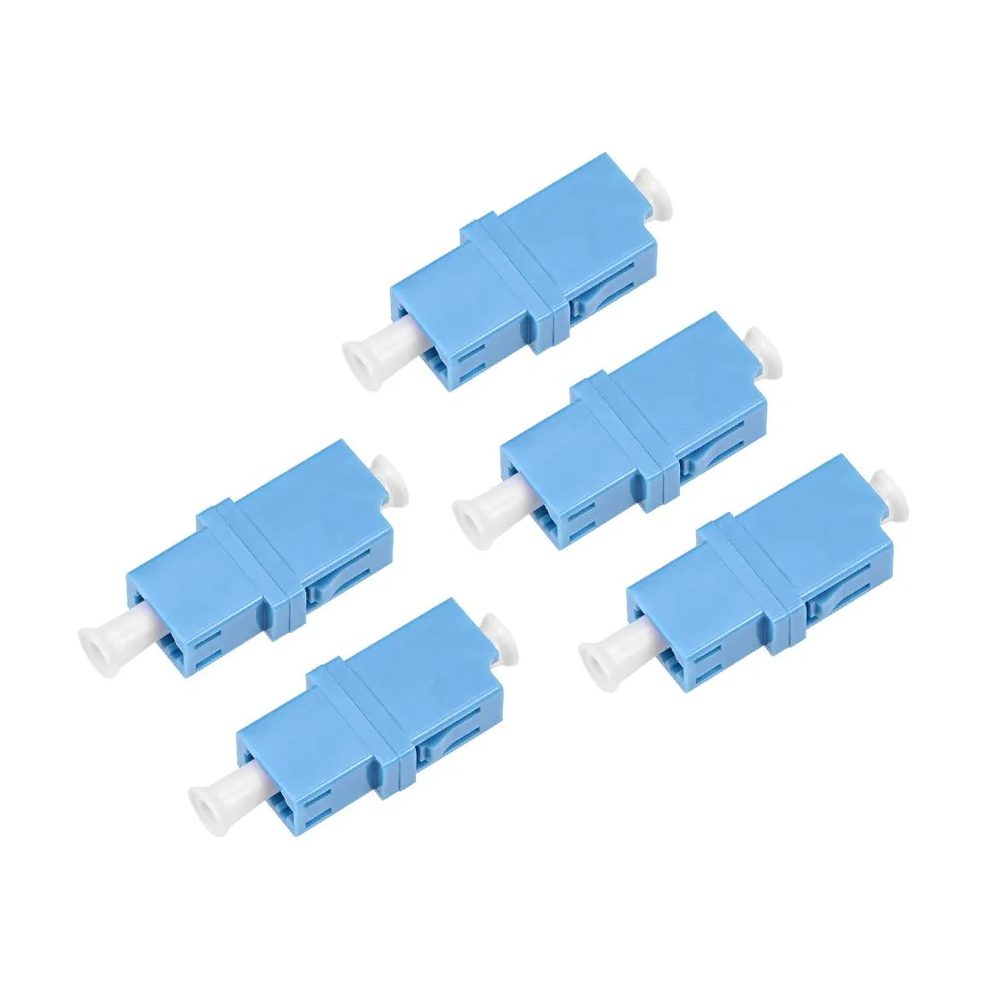 Unique-Bargains Unique-Bargains LC to LC Fiber Optic Adapter 13mm 5pcs — product photo