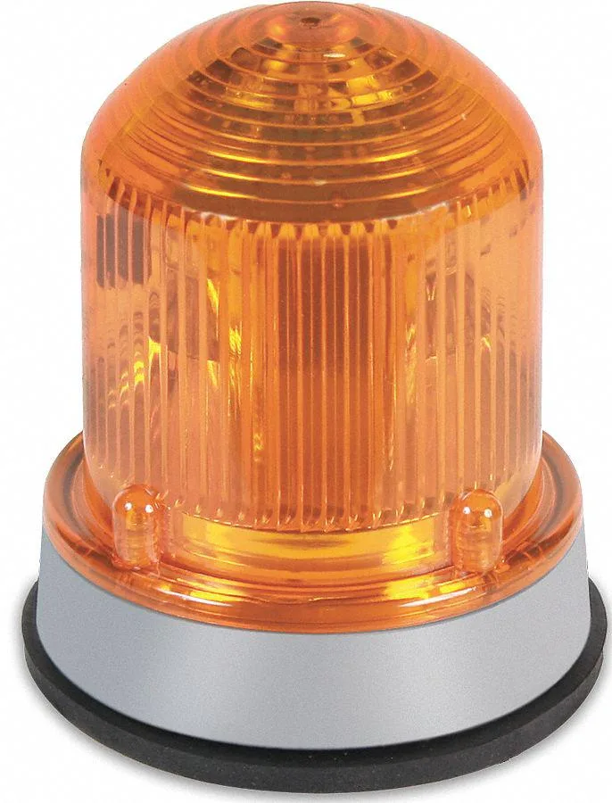 EDWARDS-SIGNALING EDWARDS-SIGNALING 125LEDFA120A Warning Light LED 120VAC Amber 65 FPM — product photo