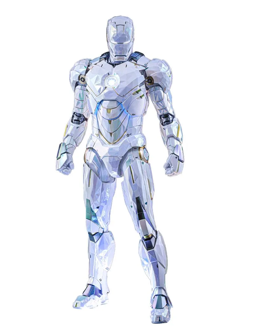 Hot Toys Hot Toys MMS830 Iron Man Mark IV Sub Zero Fractal Armor action figure — product photo