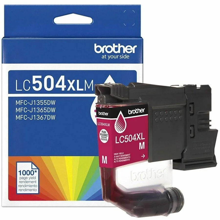 Brother Brother LC504XLMS Magenta High Yield Ink Cartridge (Genuine) — product photo