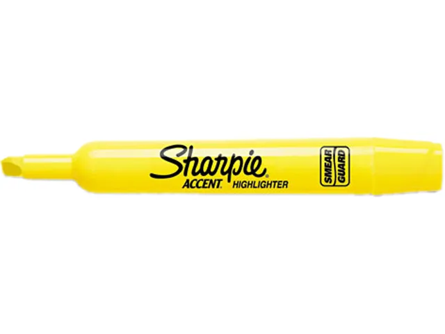 Sharpie Accent Sharpie Accent 25005 Yellow Chisel Tip Highlighter 12 Pack — product photo