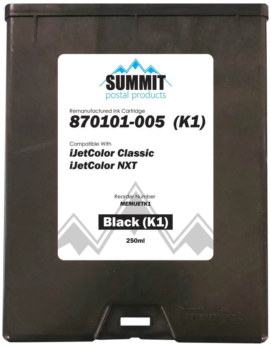 Summit Postal Products Summit Postal Products Black Ink Cartridge 250 ml K1 870101-005 — product photo