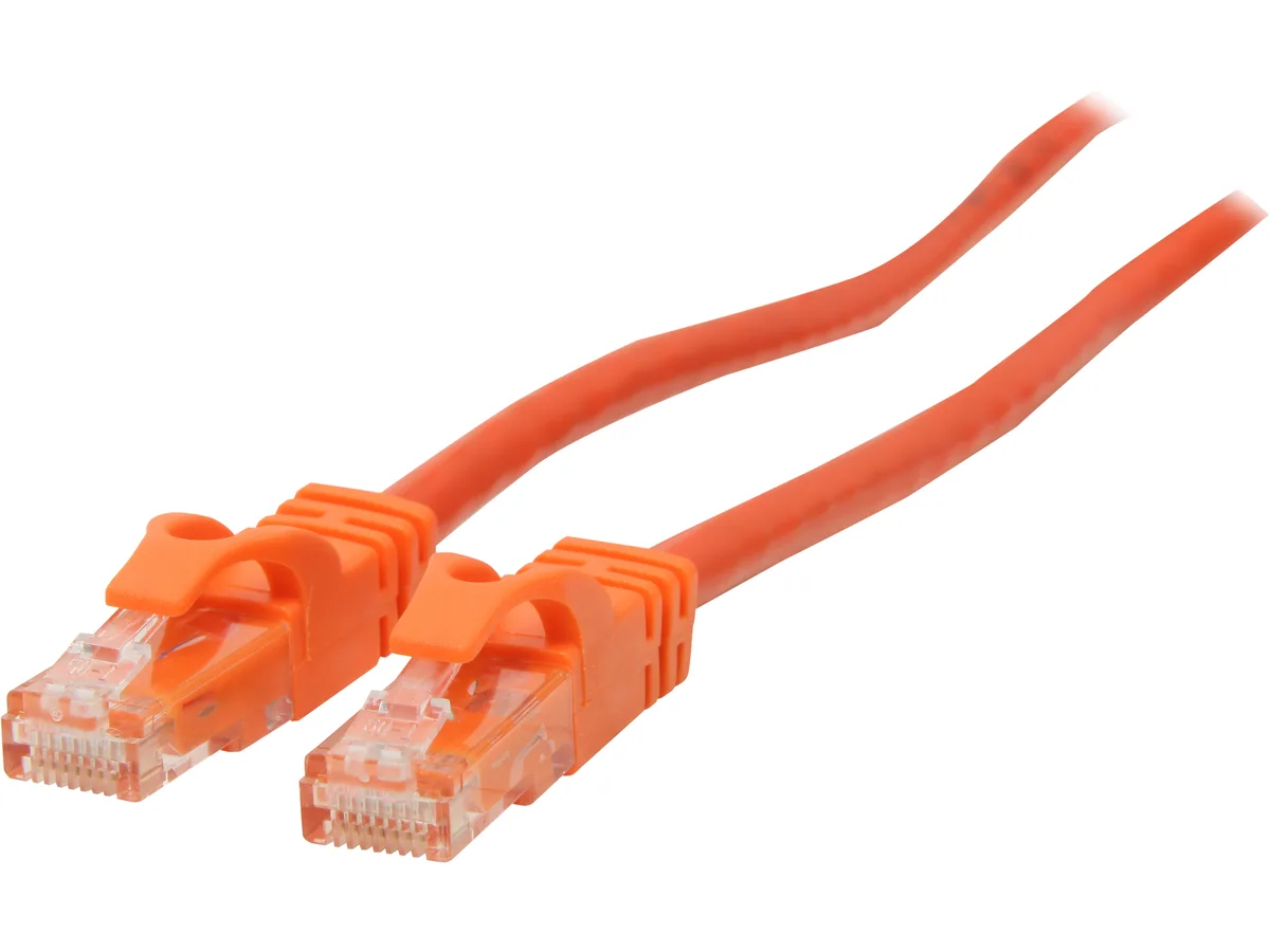 Cables To Go Cables To Go 27816 network ethernet cable Cat6 snagless UTP orange 50 ft — product photo