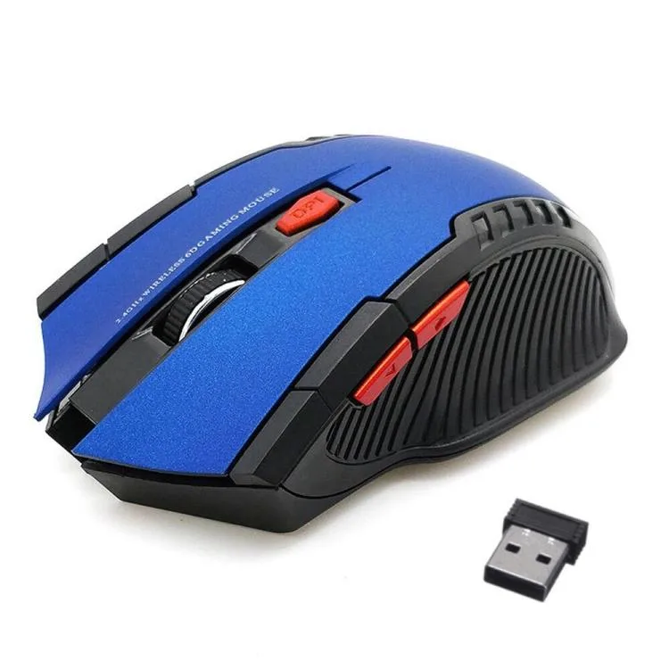 eForChina eForChina 6-Key 2.4G Wireless Mouse 800/1200/1600 DPI Blue — product photo