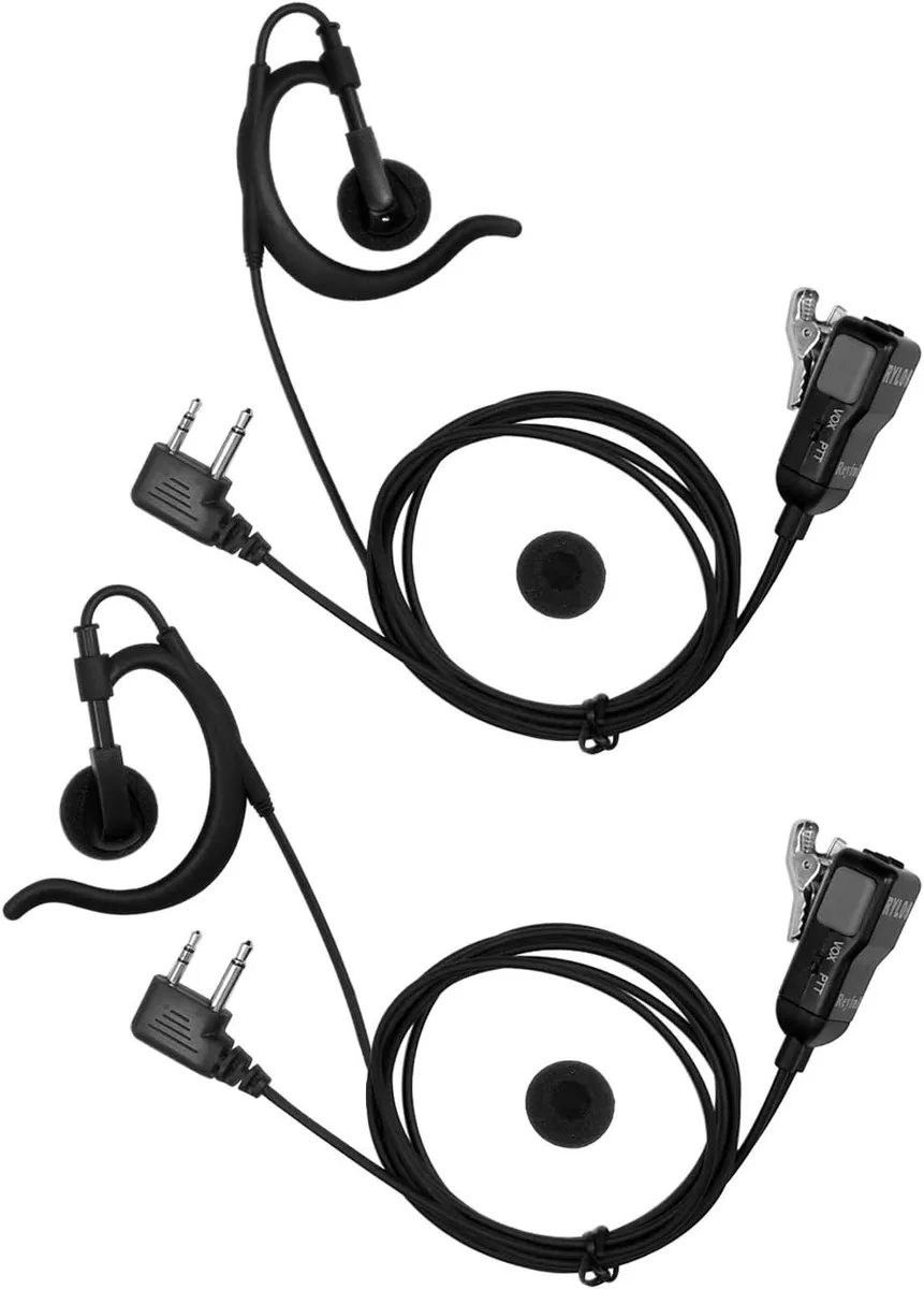 usbroway usbroway Ear-Clip Earpiece 2-Pack for Midland GXT/LXT/G-Series — product photo