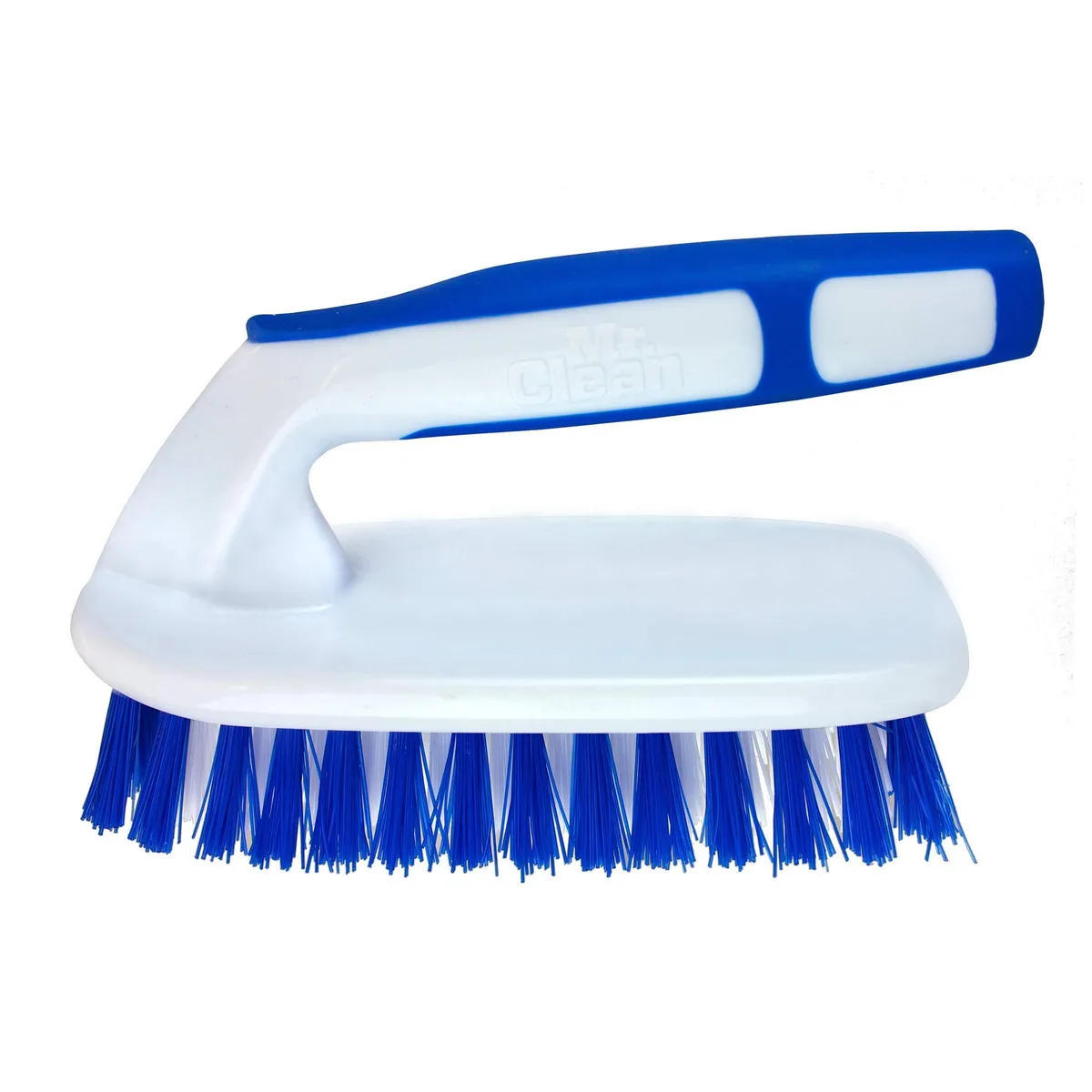 Metra 442402 scrub brush with sturdy bristles and ergonomic TPR handle