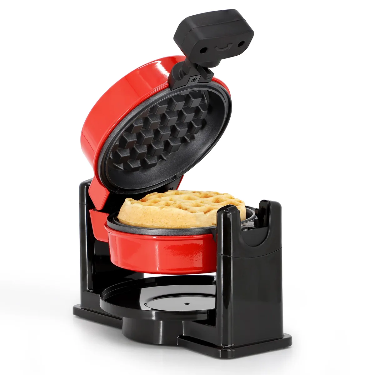 MegaChef MegaChef 510122403M 5 Inch Belgian Waffle Maker Red — product photo