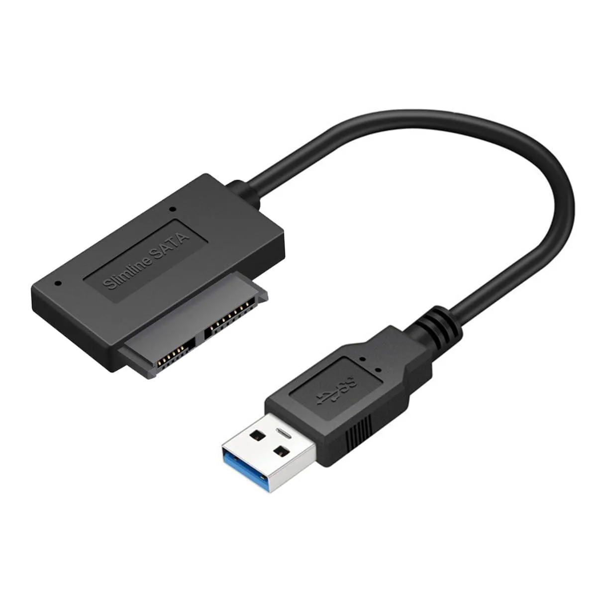 Vszerda Vszerda USB 3.0 to SATA 7+6 13pin Slimline Adapter Cable Angled Connector — product photo