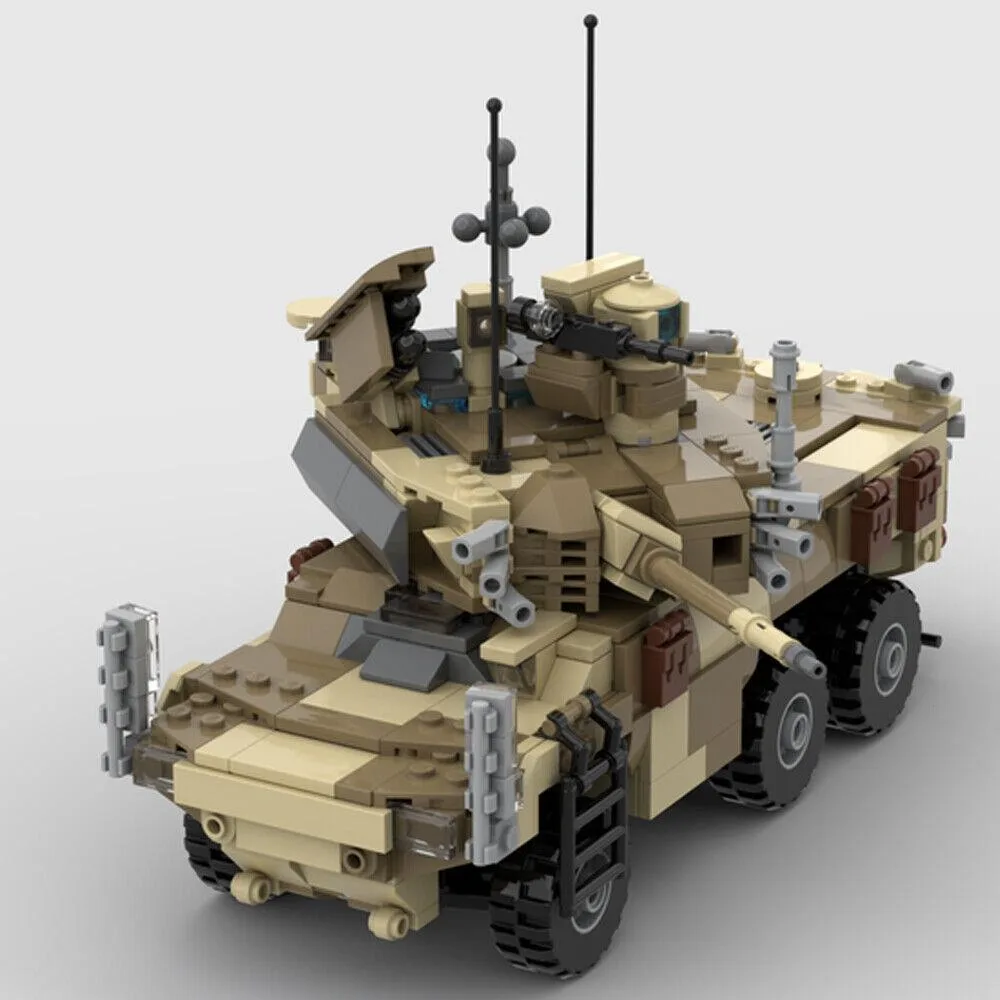 ZITIANYOUBUILD ZITIANYOUBUILD MOC-149815 Armoured Reconnaissance Vehicle 1/35 Scale 904 Parts Educational Building Set — product photo