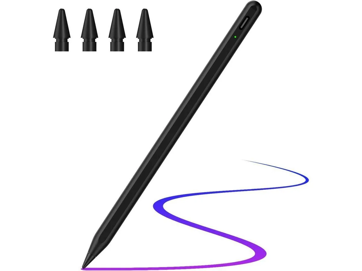 BONAEVER BONAEVER Stylus Pen iPad 9th 10th Gen Palm Rejection Apple Pencil 2018 2023 iPad Pro 11 12.9 — product photo