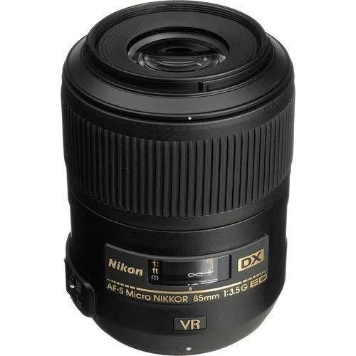 Nikon Inc Nikon AF-S DX Micro NIKKOR 85mm f/3.5G ED VR camera lens — product photo