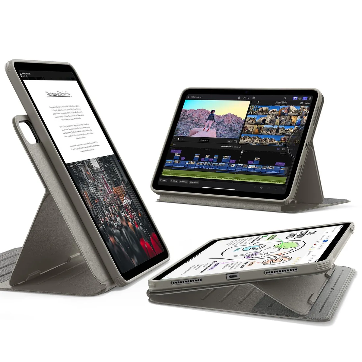  Generic iPad Air 11 Case Tan Shift Series — product photo