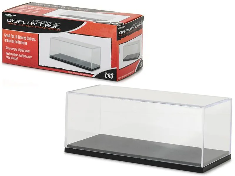 GREENLIGHT GREENLIGHT 1/43 Acrylic Display Case Plastic Base 6.25x2.75x2.25 in — product photo