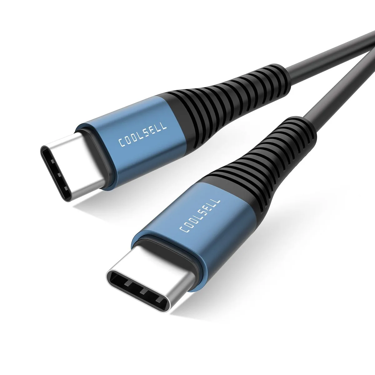  COOLSELL Samsung Gala 1.5ft USB-C Cable 60W Black 3 Pack — product photo
